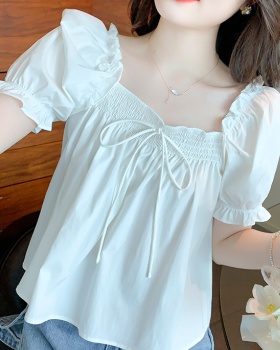 All-match doll shirt short sleeve shirt for women