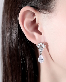 Zircon jewelry earrings for women