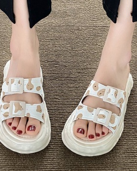 Trifle slippers fish mouth shoes for women