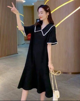 Slim loose Cover belly Korean style dress for women