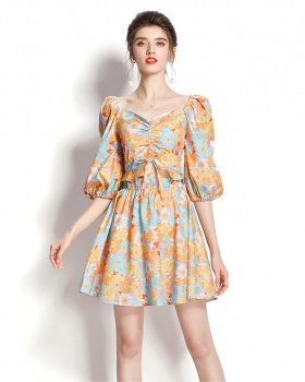 Colors fashion tops autumn short skirt 2pcs set