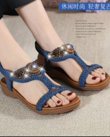 Summer elastic band sandals cozy slippers for women