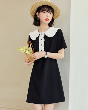 Simple Korean style summer temperament dress