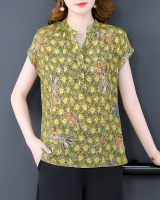 Real silk silk small shirt temperament shirt for women