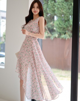 Summer Korean style chiffon fashion sleeveless dress