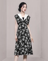 Summer short sleeve fashion printing dress