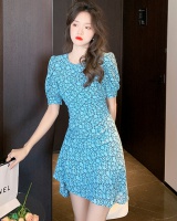 Irregular Korean style dress loose chiffon T-back
