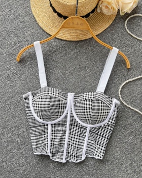 Sexy summer tops wears outside navel vest for women
