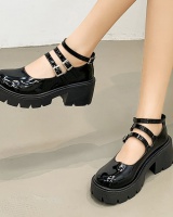 Small low leather shoes summer shoes for women
