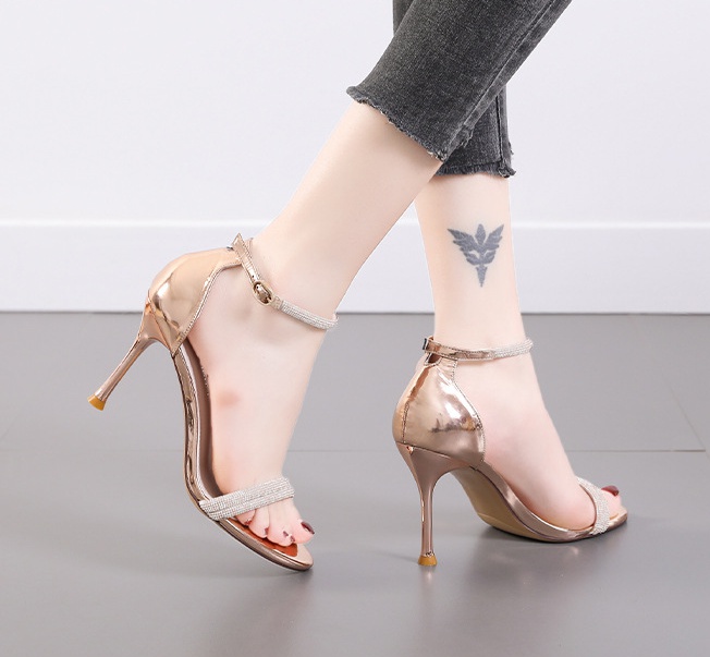 Fine-root sexy sandals summer high-heeled shoes for women