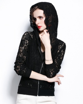 France style outside the ride sun shirt lace cardigan