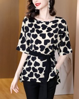 Cover belly real silk shirt long small shirt for women