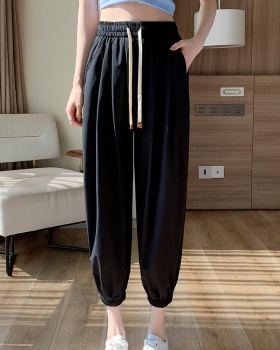 Summer casual pants straight harem pants for women
