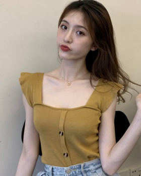 Sling strapless sexy bottoming shirt Korean style short vest