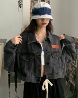 Short retro tops Korean style coat for women