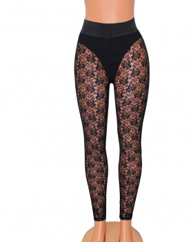 Sexy summer leggings lace long pants for women