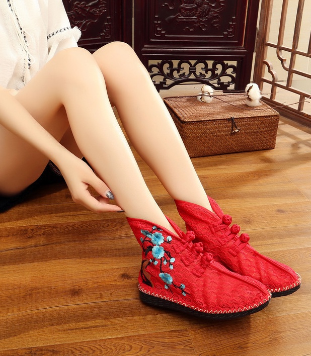 National style summer tet shoes hasp shoes