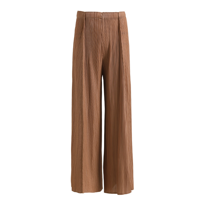 Fold thin wide leg pants summer loose pants for women