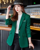 Woolen tops Korean style coat for women