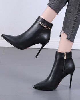 European style women's boots pointed martin boots