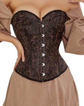 Court style corset not shoulder strap waistcoat