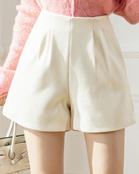 Breasted Casual shorts all-match wide leg pants for women