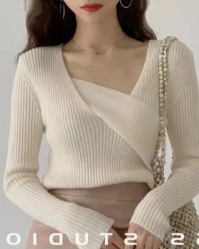 Sexy autumn bottoming shirt knitted sweater for women