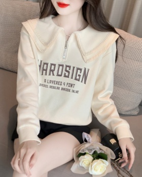 Autumn long sleeve tops pullover hoodie for women