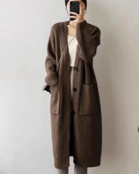 Knitted autumn and winter coat cashmere sweater