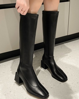 Winter boots after the zipper thigh boots for women