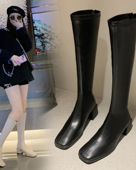 After the zipper thigh boots boots for women
