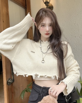 Autumn wears outside sweater knitted tops for women