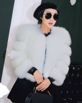 Imitation of fox autumn and winter fur coat short coat