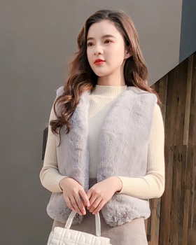 Slim winter thermal coat short Korean style vest for women