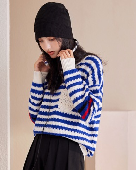 Western style autumn sweater fashion tops for women
