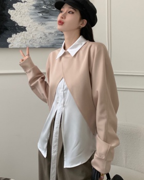 Bottoming student all-match shirt loose long sleeve coat