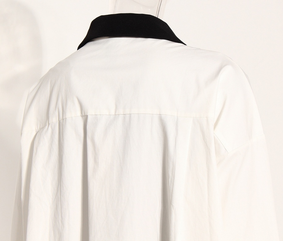 Casual irregular coat splice Western style shirt