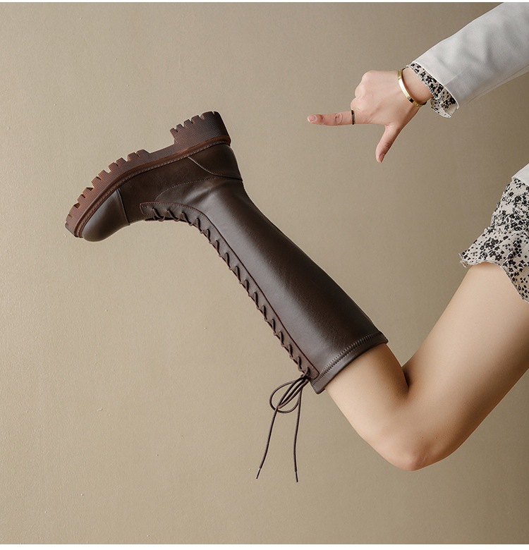 Enlarge thigh boots martin boots for women
