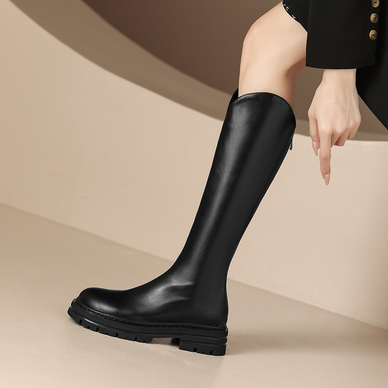Thick large yard shoes thick crust thigh boots for women