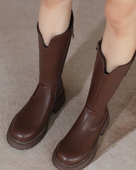 All-match thick crust thigh boots thick boots for women