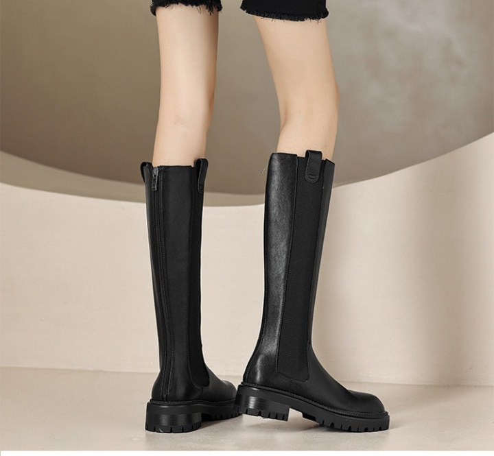 Autumn thick women's boots thick crust not exceed knee boots