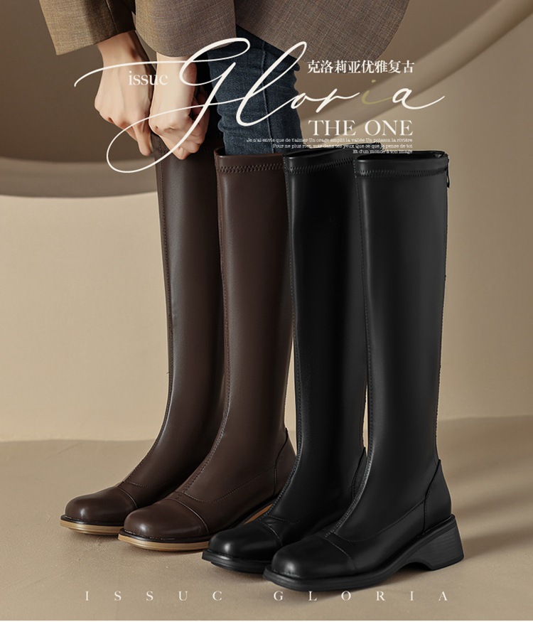 Large yard thigh boots all-match boots for women