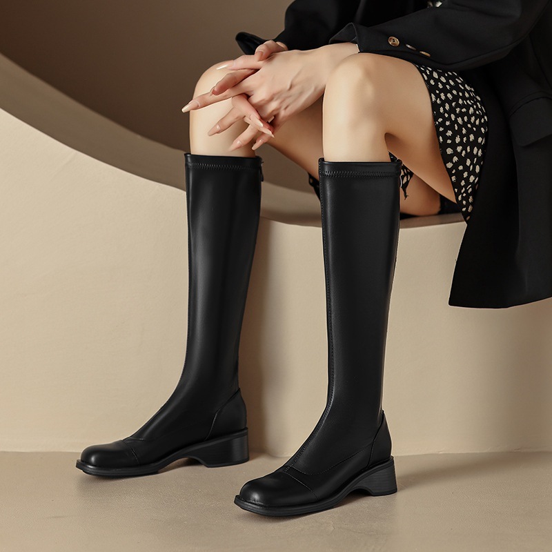 Large yard thigh boots all-match boots for women