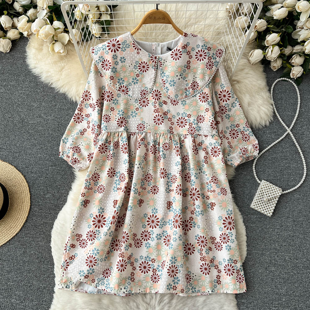Casual retro lovely loose dress for women