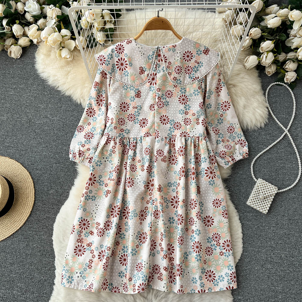 Casual retro lovely loose dress for women