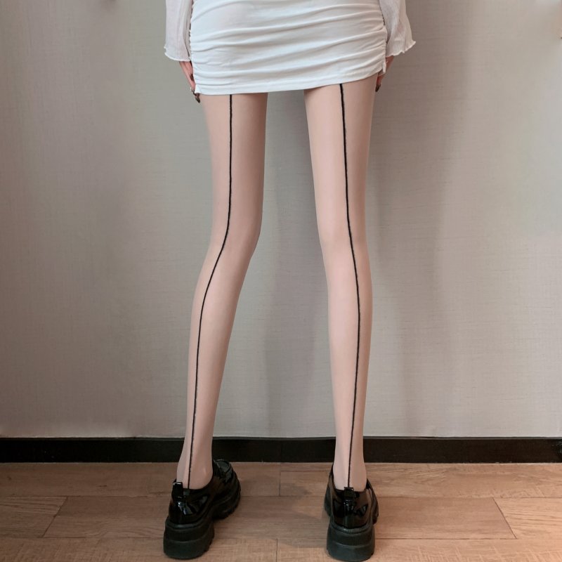 Wear sexy tights through the meat stockings for women