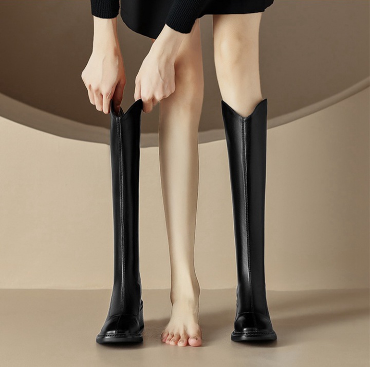 All-match large yard thigh boots simple not exceed knee boots