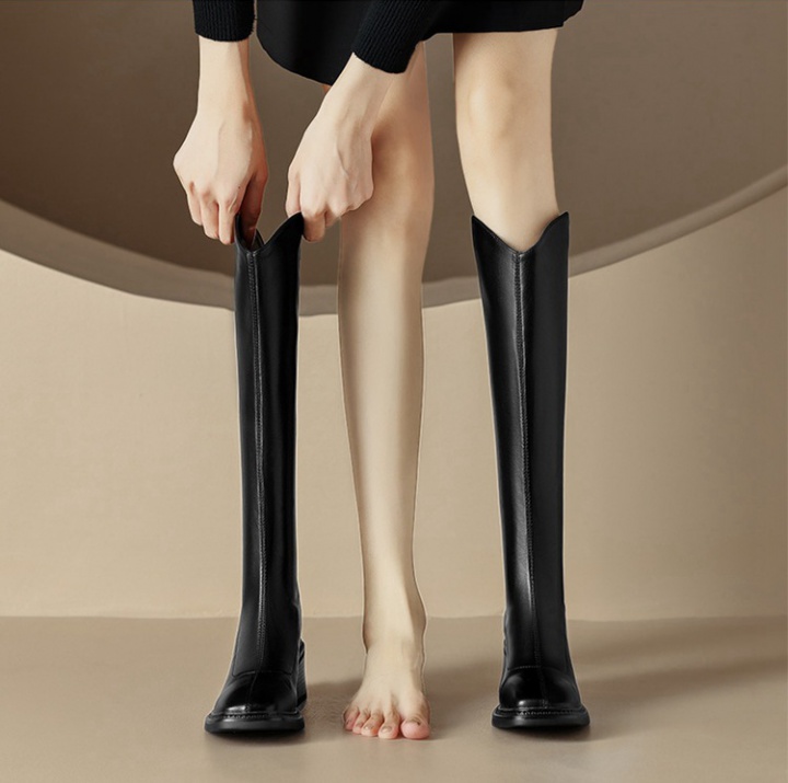 Thick not exceed knee thigh boots plus velvet boots