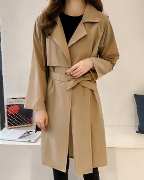 Autumn thin windbreaker Casual slim coat for women