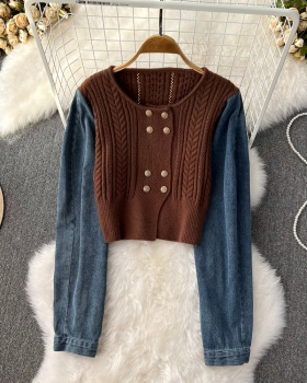 Autumn and winter loose sweater long sleeve tops for women
